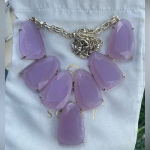 Kendra Scott rare lilac harlow necklace